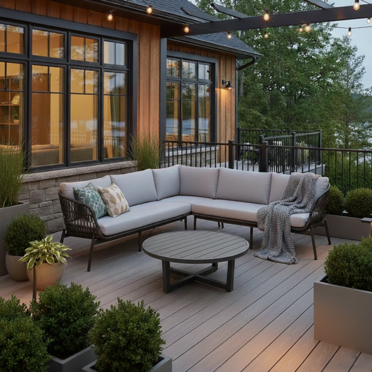 Sophia 3pc Sectional - Black - Cast Silver