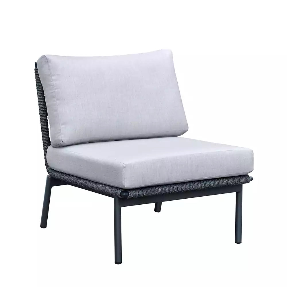Sophia Armless Module - Cast Silver