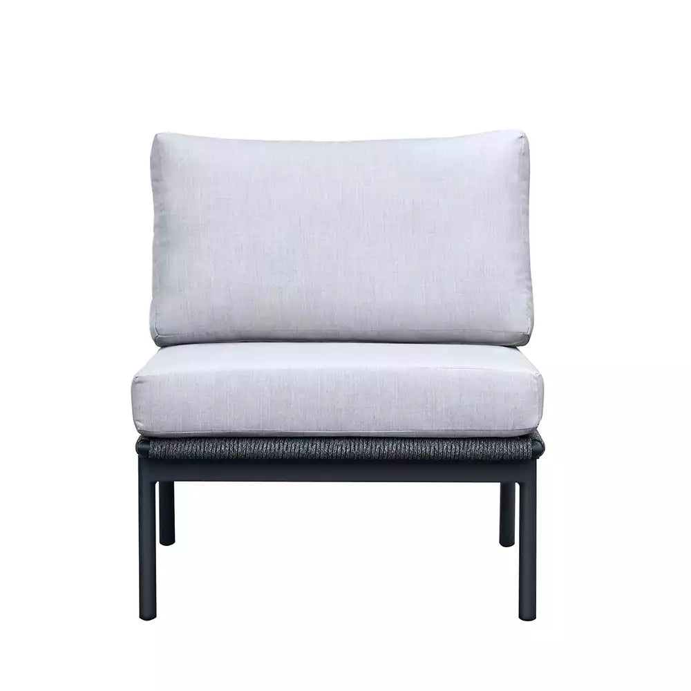 Sophia Armless Module - Cast Silver