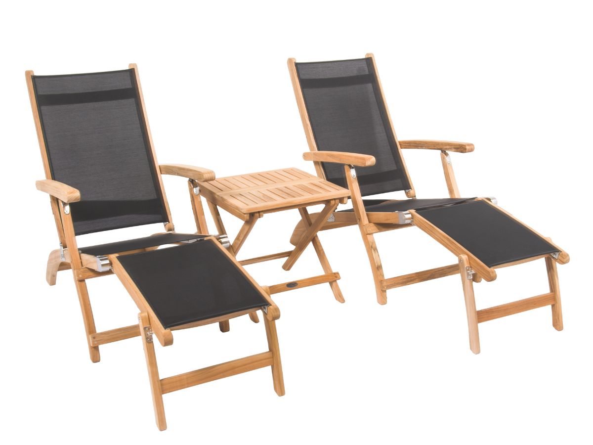 Sling Steamer Folding Lounger