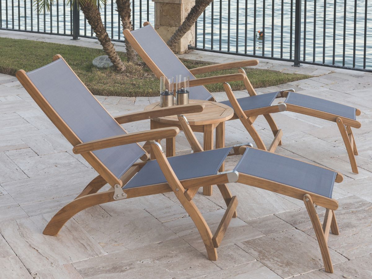 Sling Steamer Folding Lounger