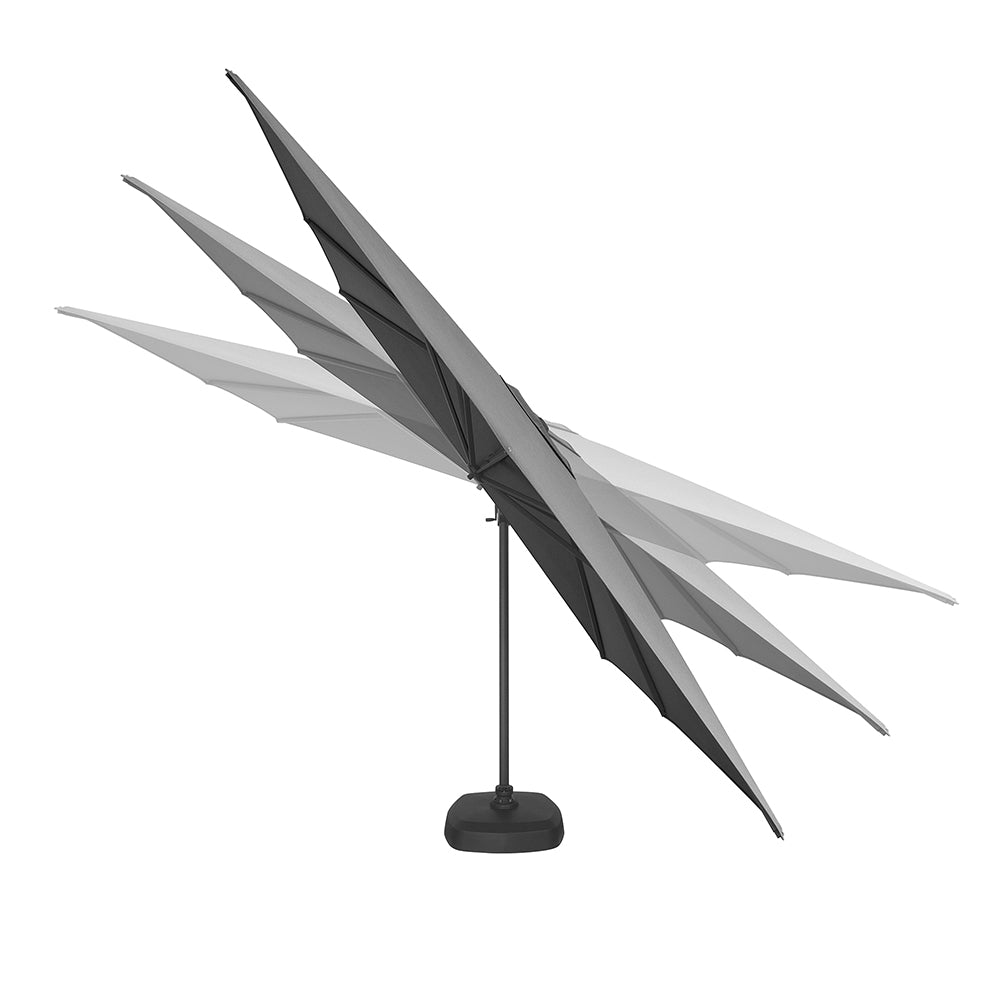 10' Sq AG25 TG Sunbrella Parasol - Black Frame