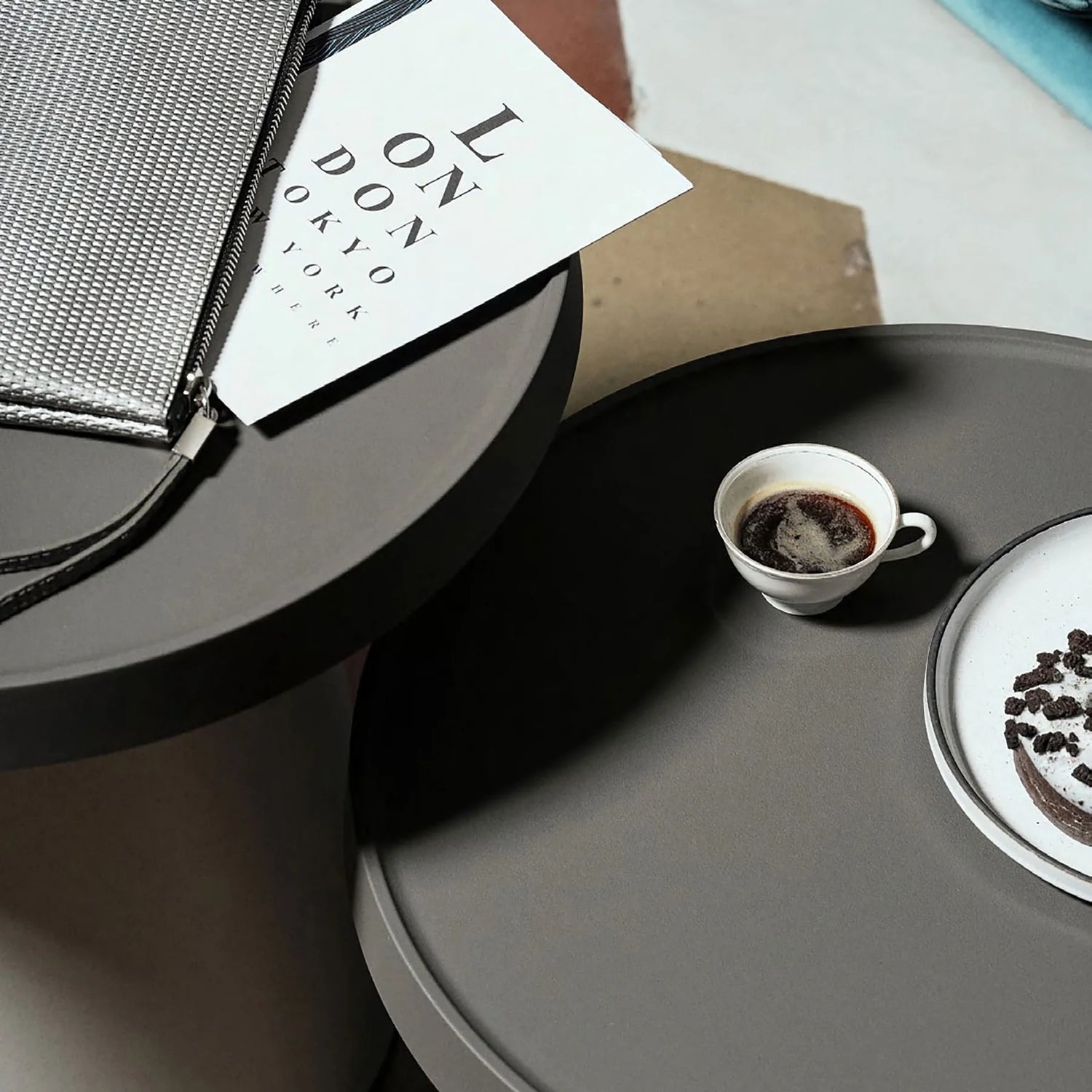 Thick Top Side Table - Eco Light Brown