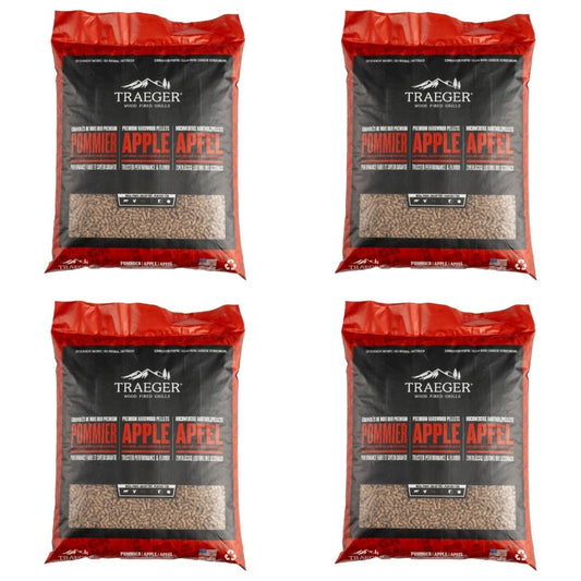Traeger Apple Pellets - Value Bundle of 4 Bags