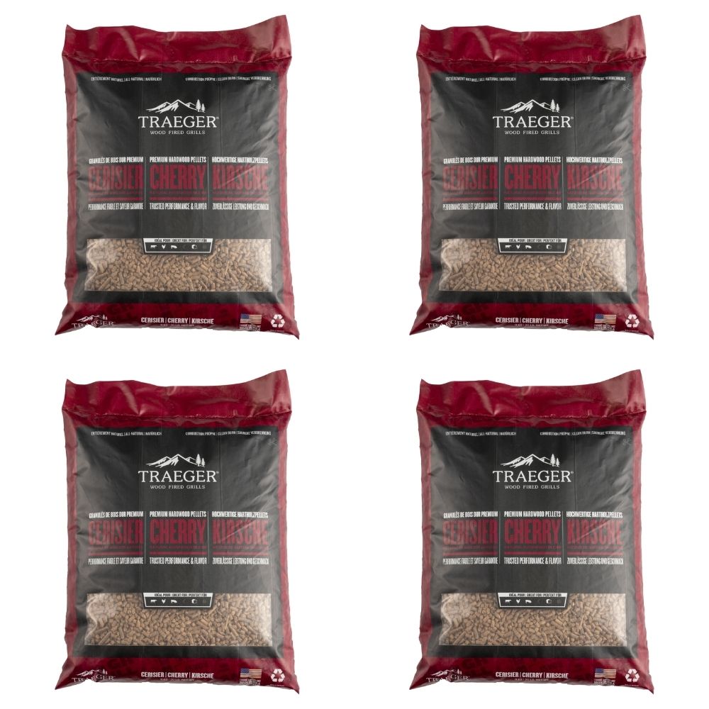 Traeger Cherry Pellets - Value Bundle of 4 Bags