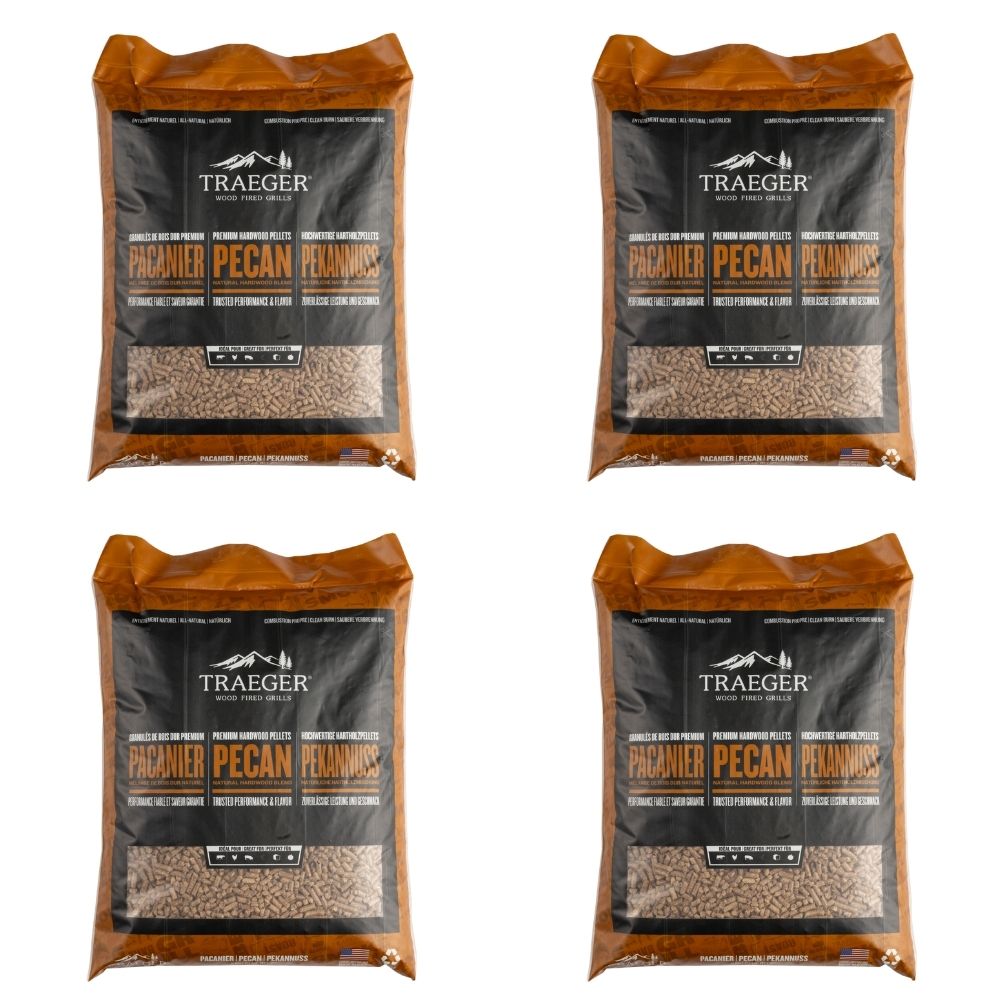 Traeger Pecan Pellets - 4 Bags Value Pack