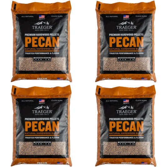 Traeger Pecan Pellets - 4 Bags Value Pack