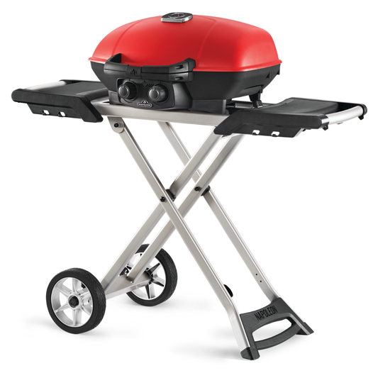 Napoleon TravelQ 285X with Scissor Cart & Griddle