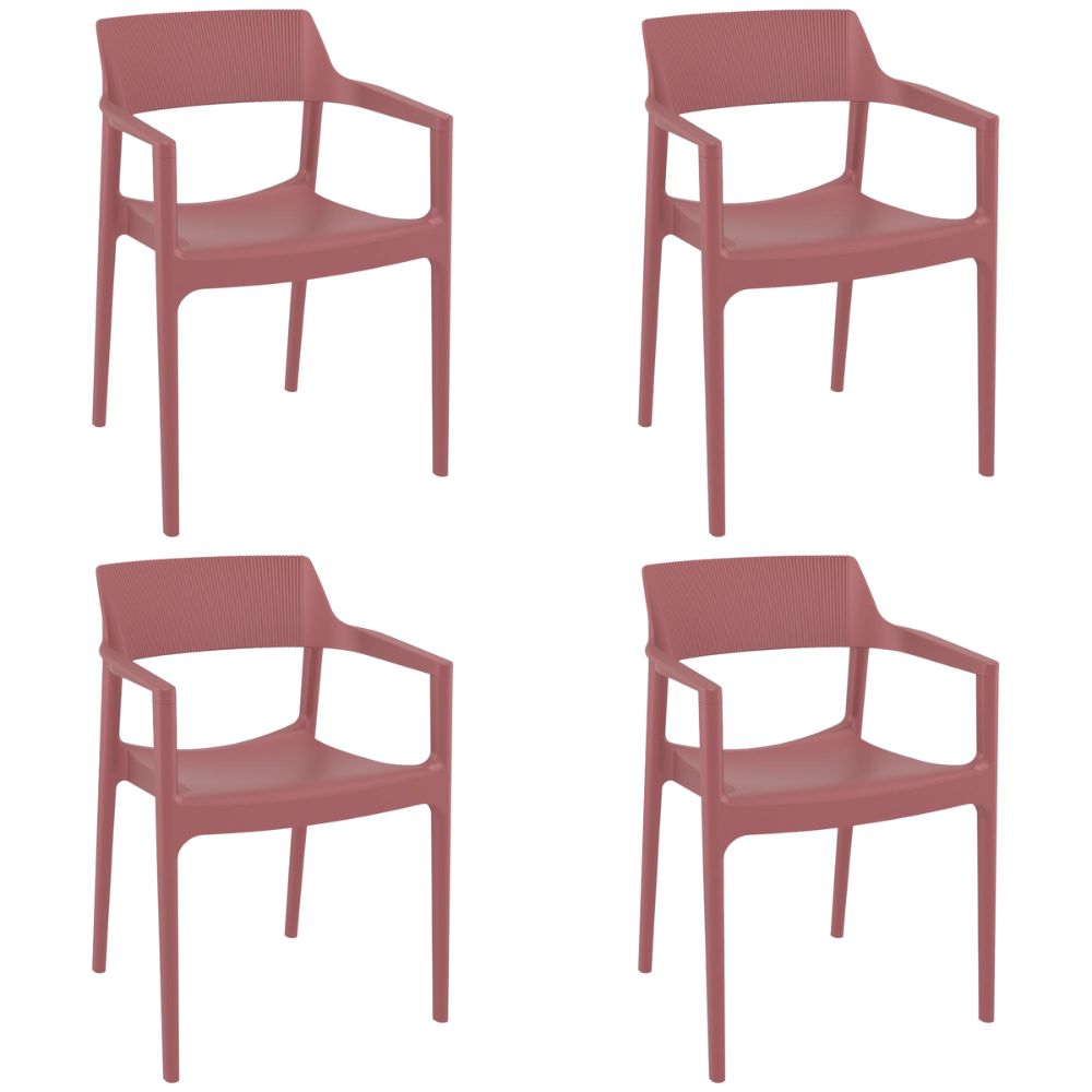 Tulum Dining Arm Chair - Set of 4