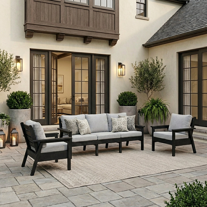 Tofino 3pc Club Set with 2 Club Chairs & Sofa