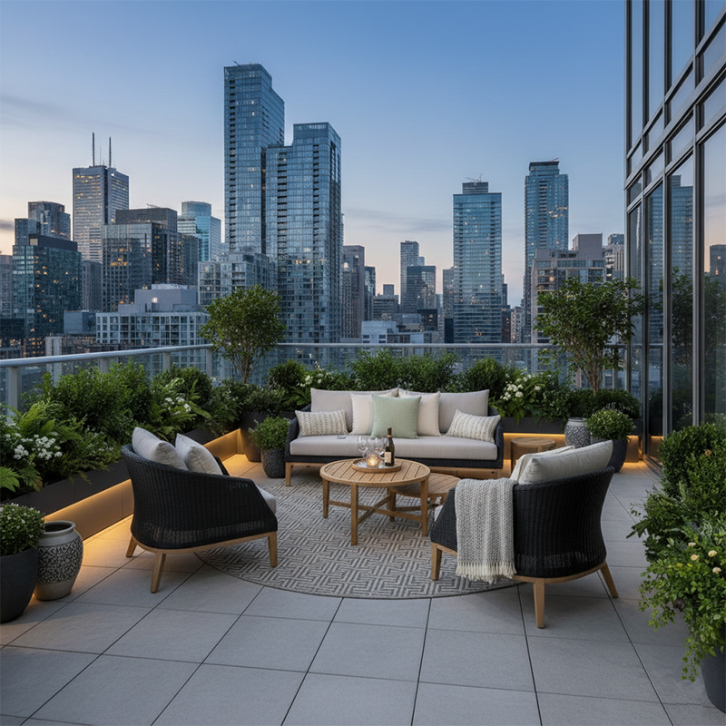 Tribecca 3pc Club Set - Soft Black