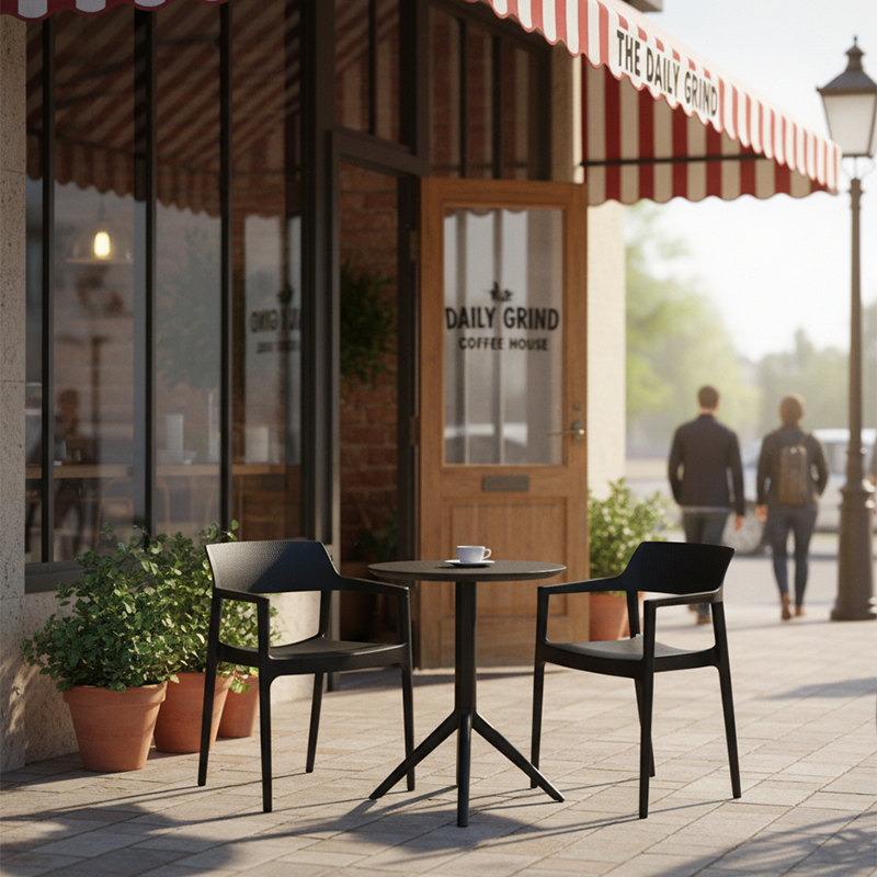 Tulum 3pc Round Bistro Set