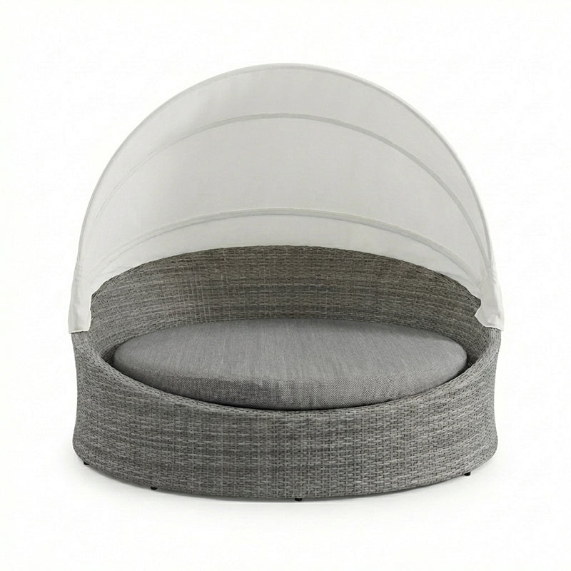 Universal Wicker Daybed - White Mushroom