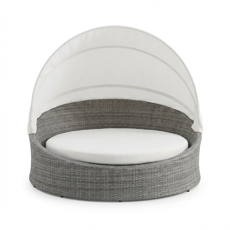 Universal Wicker Daybed - White Mushroom