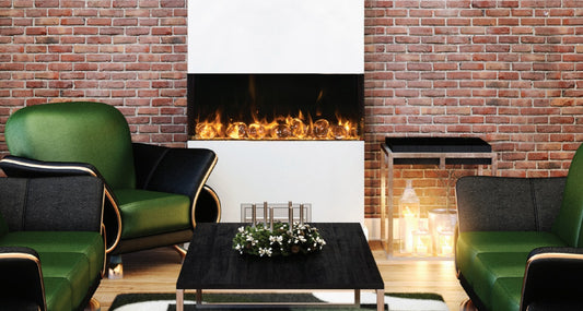 Amantii 40" Tru View Slim Smart Electric Fireplace