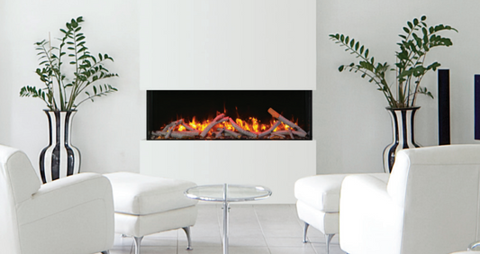 Amantii 50" Tru View Slim Smart Electric Fireplace