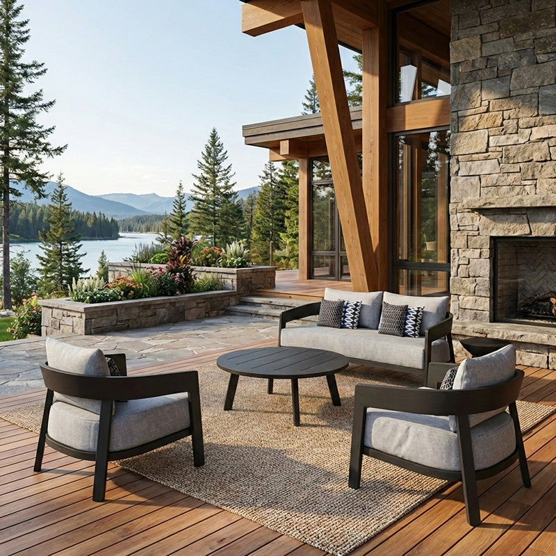 Vento 3pc Loveseat Club Set