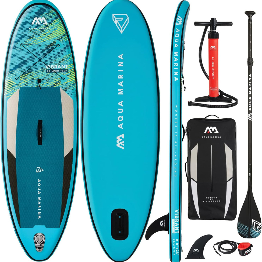 VIBRANT 8' Youth Inflatable Stand Up Paddle Board