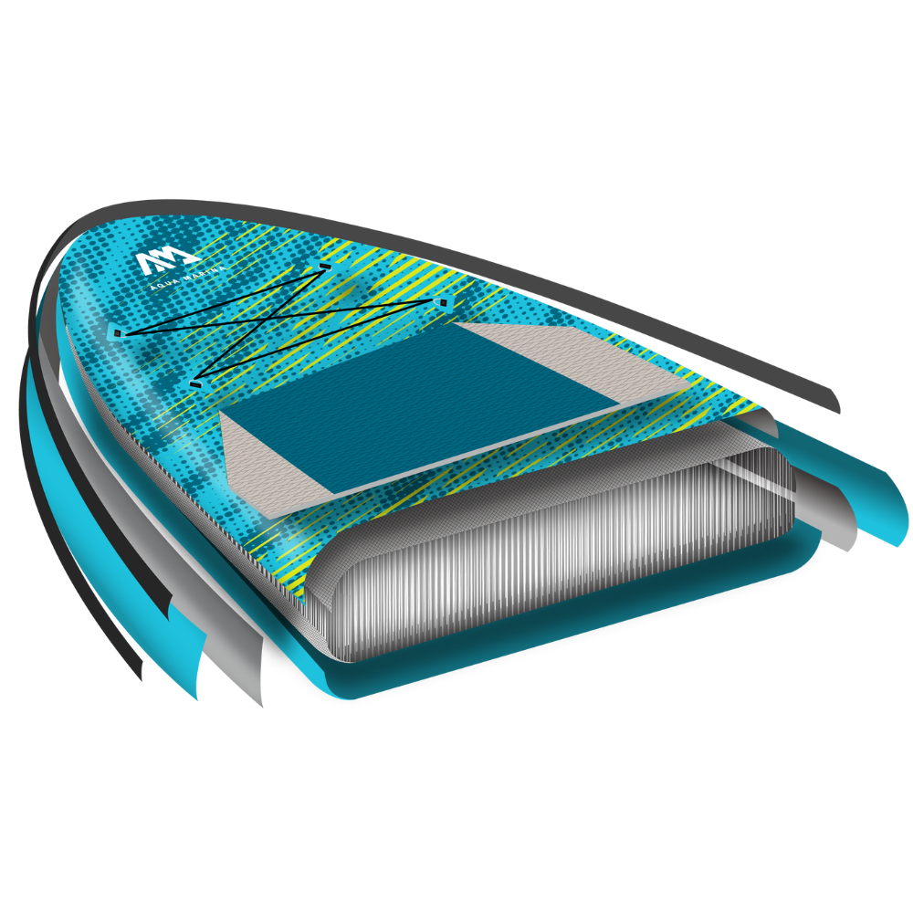 VIBRANT 8' Youth Inflatable Stand Up Paddle Board