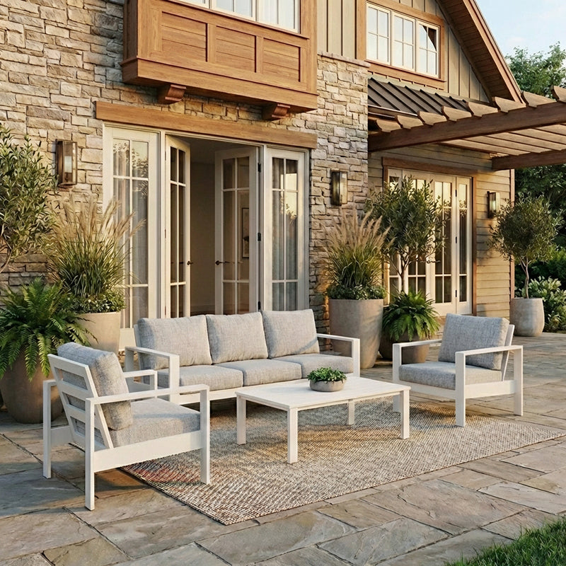 Vienna 3pc Club Set with Sofa