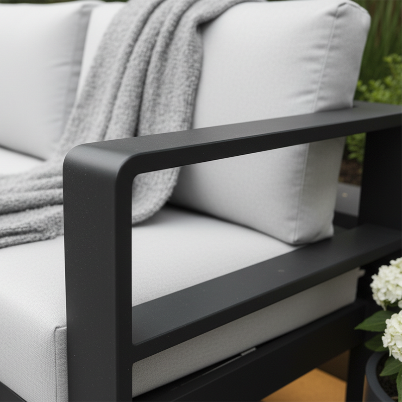 Villa 3pc Sectional - Black