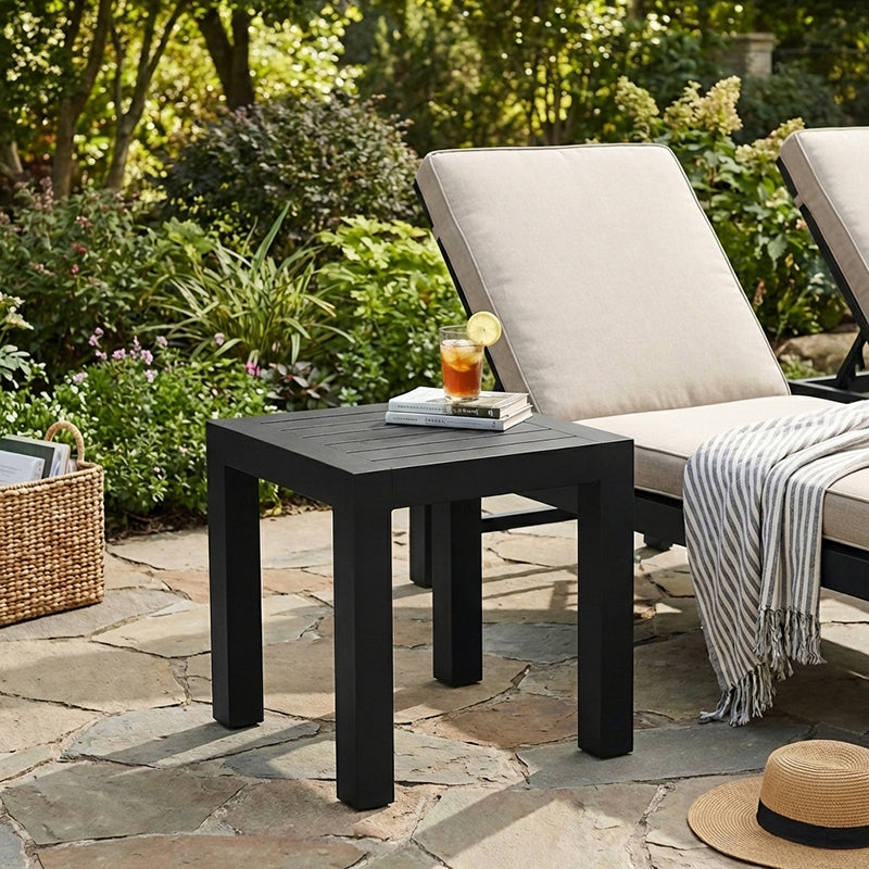 Villa End Table - Black