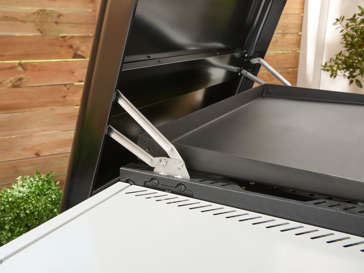 Weber 36" Slate Griddle Gas Grill with Open Cart