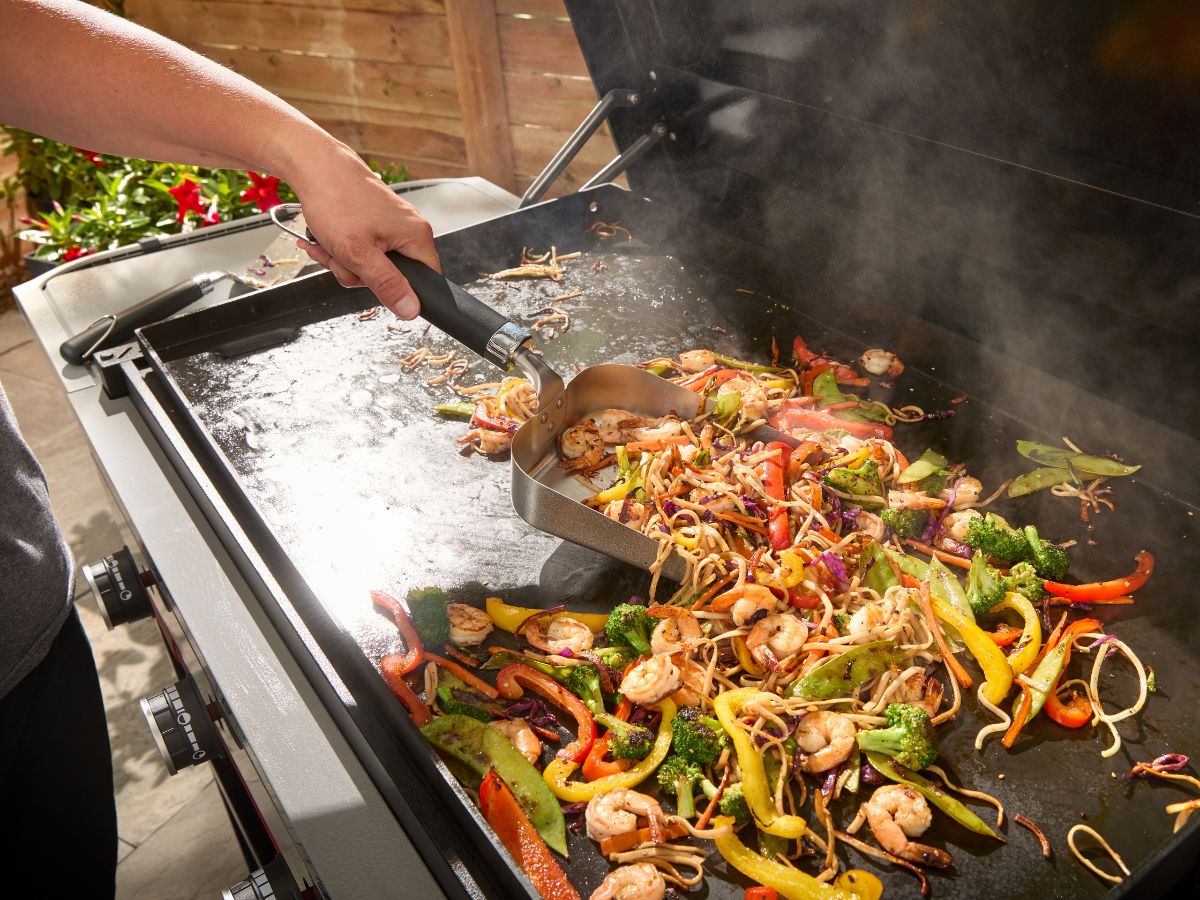 Weber 36" Slate Griddle Gas Grill with Open Cart