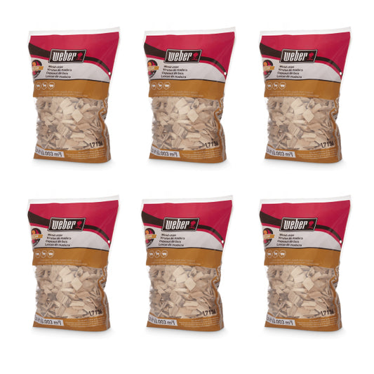 Weber Pecan Chips - Value Bundle of 6 Bags