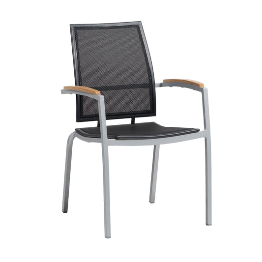 Zunix Sling Armchair with Durateak Arm