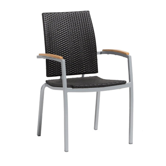 Zunix Woven Armchair with Durateak Arm