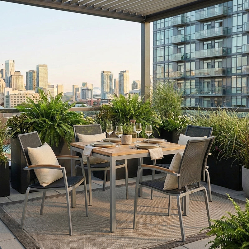 Zunix 5pc Sling Dining Set