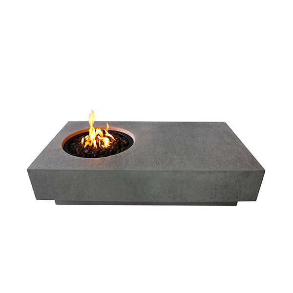 Metropolis Cast Concrete Fire Table Value Bundle *INCLUDES LID & WINDSCREEN*