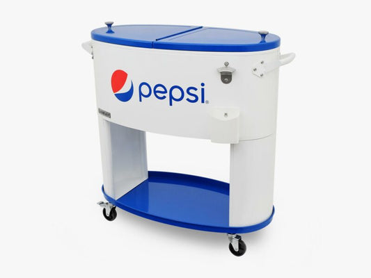 80 Quart Oval Pepsi Patio Cooler