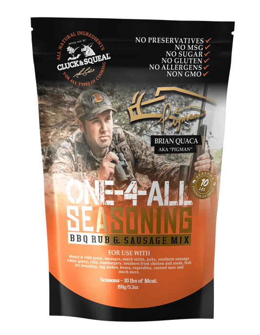 Cluck & Squeal One-4-All Seasoning, BBQ Rub & Sausage Mix