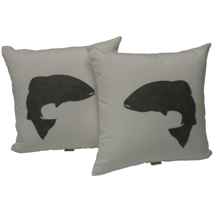 Sunbrella Icon Toss Cushion Pair - Fish