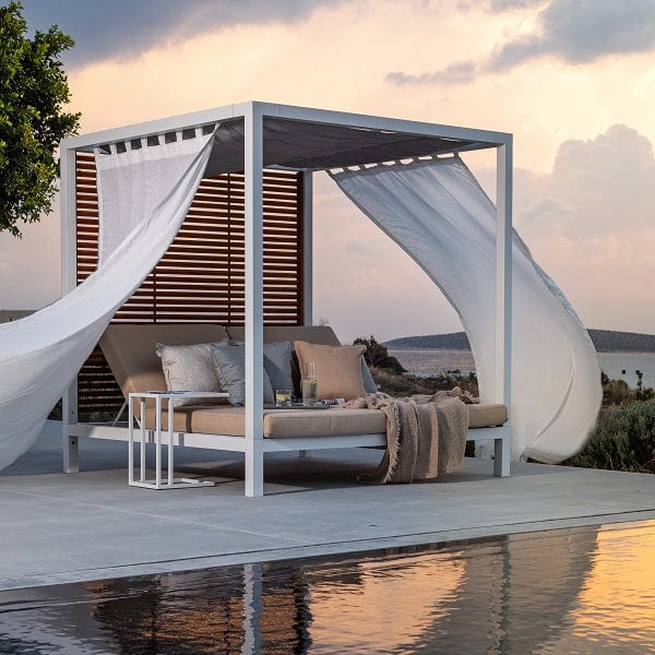 Casa Italia Gazebo With Built In Chaise