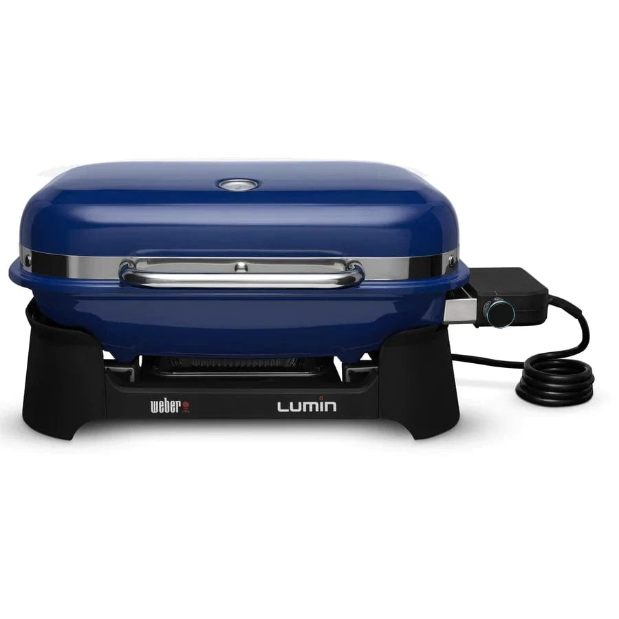 Weber Lumin Electric Grill Deep Ocean Blue