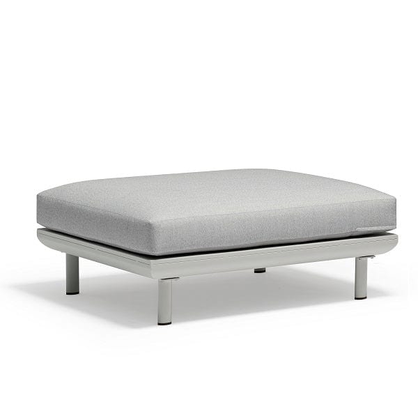 Club Collection Ottoman - Light Grey