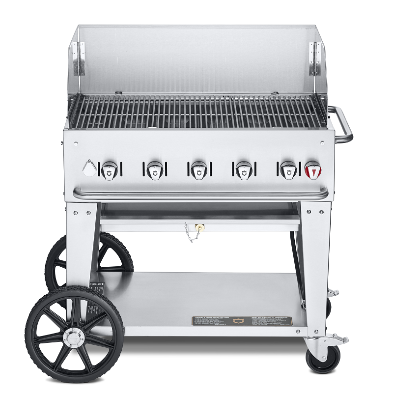 Crown Verity 36" Mobile Grill Windguard Package