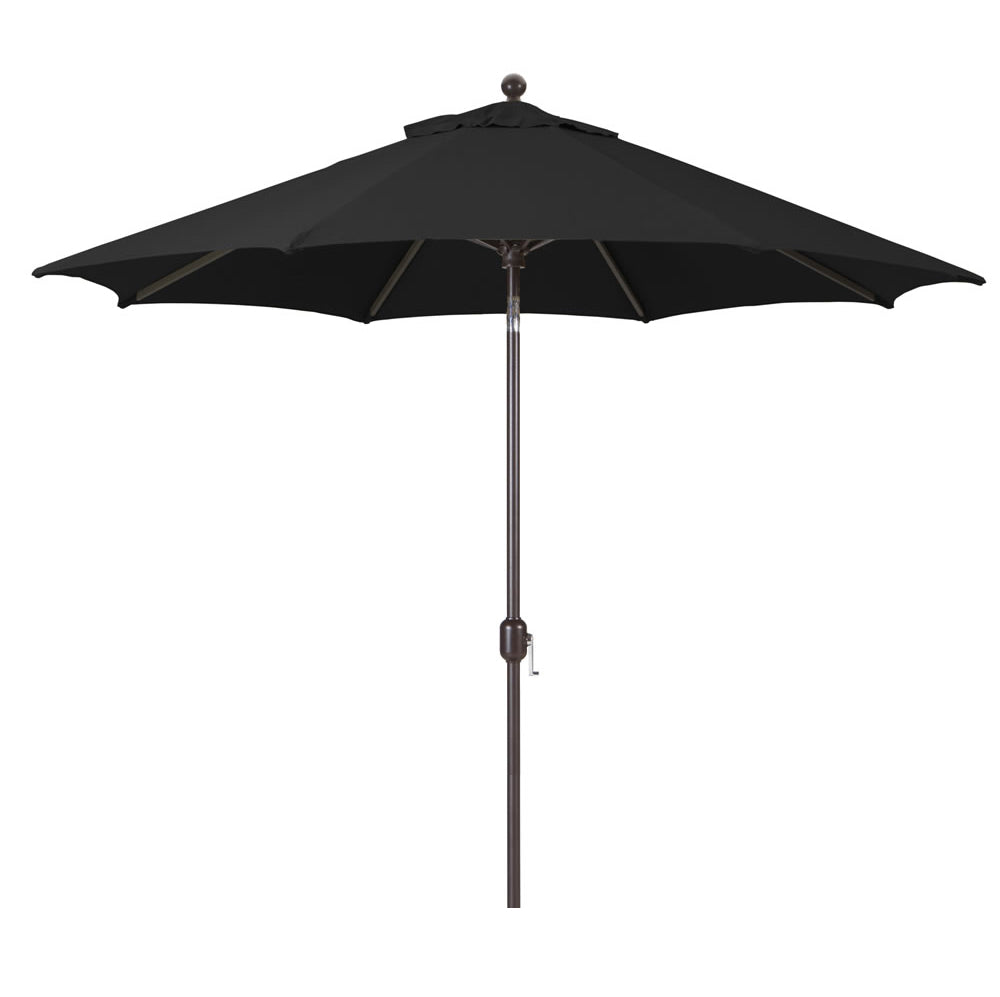 9' Round Deluxe Auto-Tilt Sunbrella Market Umbrella