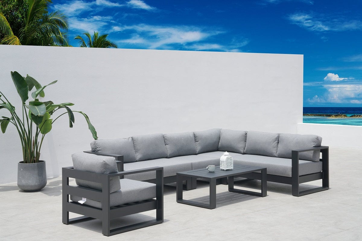 Cabana 4pc Sectional - Grey