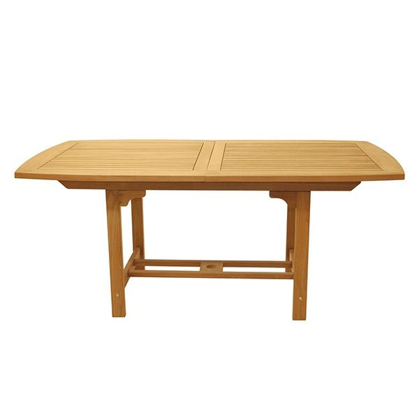 Sailmate 7pc Teak Dining Set with Single Leaf Extension Table