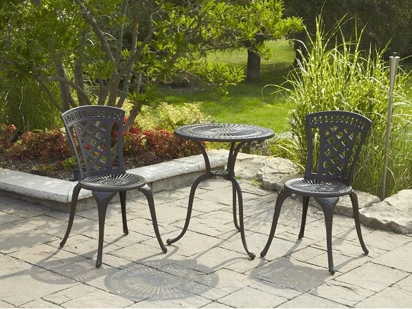 Blanca 3pc Bistro Set