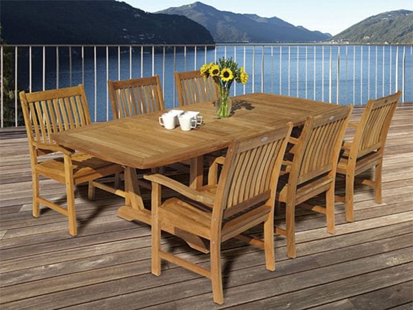 Compass 7pc Teak Dining Set