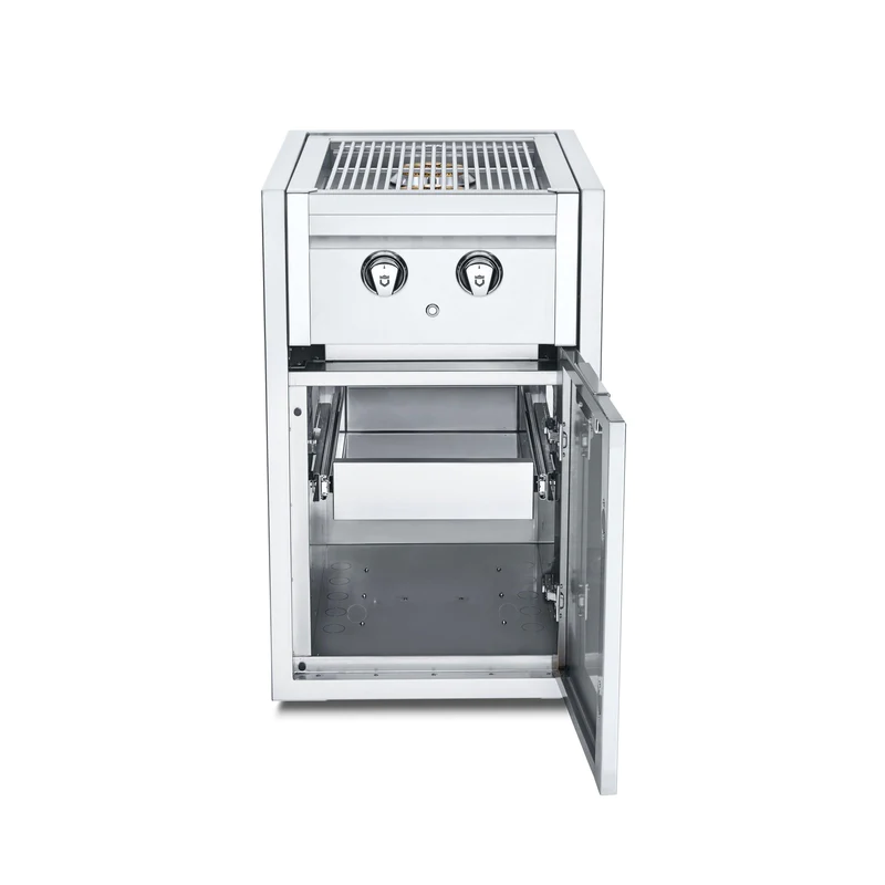 Crown Verity Infinite Series Small Cabinet with Built-In Dual Side Burner & Single Drawer