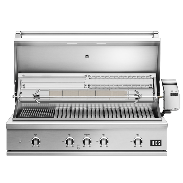 DCS 48" Series 9 Grill with Rotisserie, Charcoal & Infrared Sear Burner