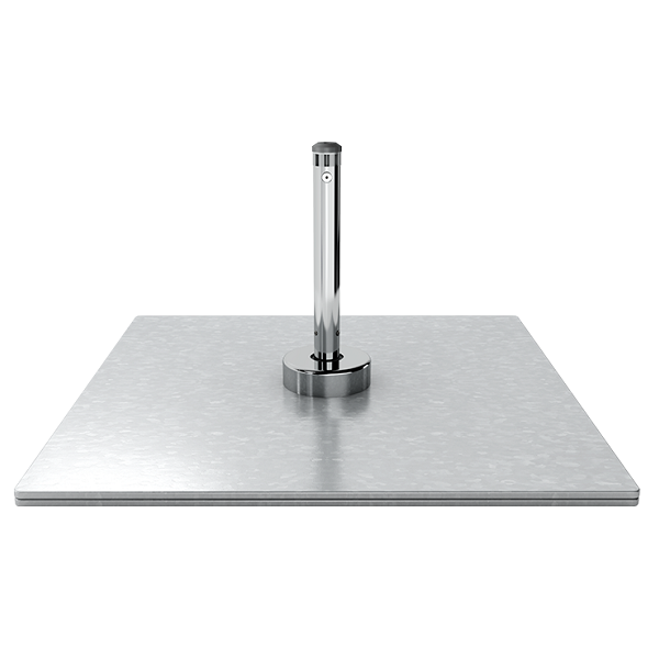 Tuuci 400lb Galvanized Steel G-Plate Base - Square