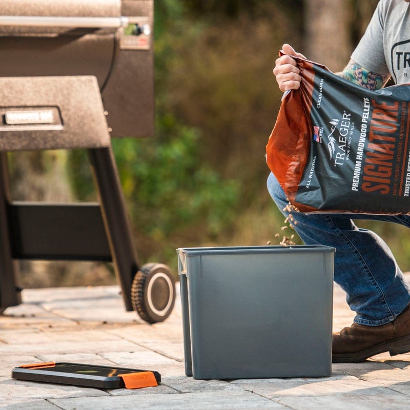 Traeger Stay Dry Pellet Bin & Lid