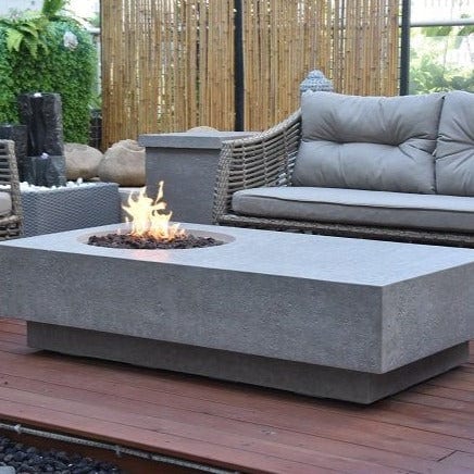 Metropolis Cast Concrete Fire Table